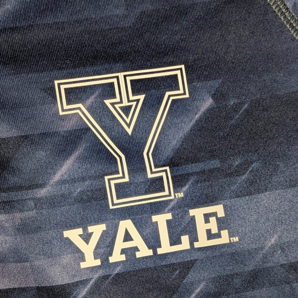 Yale Bulldogs Shirt Mens Small Blue NCAA Under Armour HeatGear 1/4 Zip - Picture 4 of 10